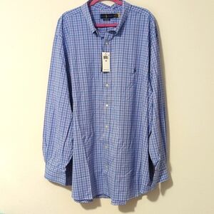 Ralph Lauren Plaid Performance Twill Men's 4XLT shirt.